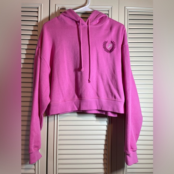 PINK Victoria's Secret Bright Pink Hoodie - Picture 1 of 2